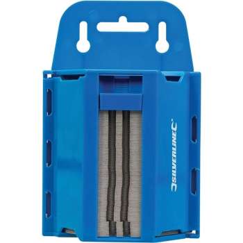 Silverline Stanleymesjes / Trapezium - Dikte 0.6 mm. 100 stuks