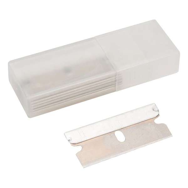 Silverline Enkelzijdige Schraapmesjes met Versterkte Achterzijde - 38 x 19 mm. Silverline Enkelzijdige Schraapmesjes met Versterkte Achterzijde - 38 x 19 mm.