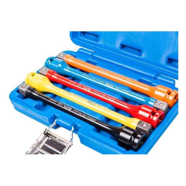 BGS Torsiestavenset - 5-delig - Makkelijk vastzetten - Blauw BGS Torsiestavenset - 5-delig - Makkelijk vastzetten - Blauw