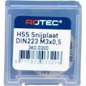 Rotec HSS Ronde snijplaat M3