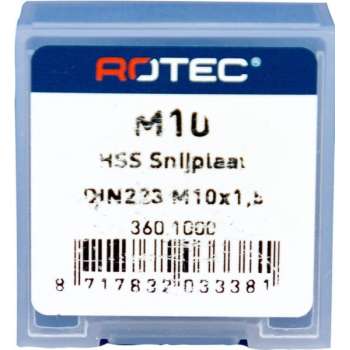 Rotec HSS Ronde snijplaat M10