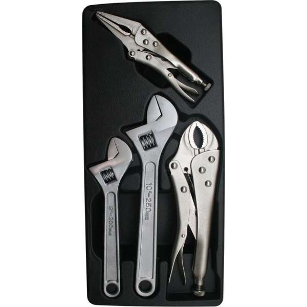 Benson Gevulde Gereedschapswagen-Tray Baco / Griptang set - (4 Delig) Benson Gevulde Gereedschapswagen-Tray Baco / Griptang set - (4 Delig)