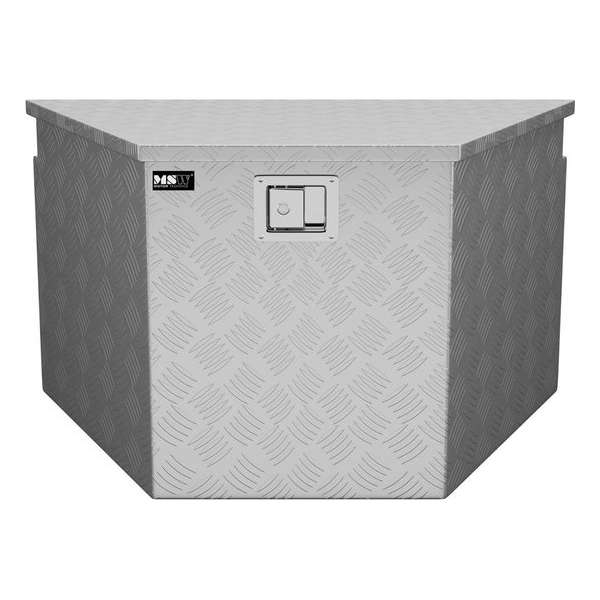 MSW Aluminium gereedschapskist traanplaat - 82 x 48 x 46 cm - 150 L MSW Aluminium gereedschapskist traanplaat - 82 x 48 x 46 cm - 150 L