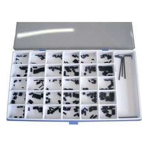 TOOLCRAFT 886327 stifttap/Stifttap-assortiment Staal 306 stuk(s) DIN 913 DIN 914 DIN 916 TOOLCRAFT 886327 stifttap/Stifttap-assortiment Staal 306 stuk(s) DIN 913 DIN 914 DIN 916