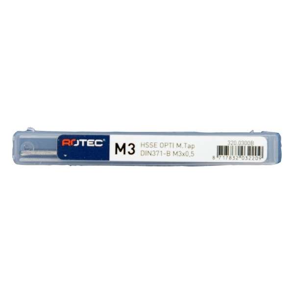 Rotec Machinetap metrisch Opti-line DIN371 doorlopend M3 Rotec Machinetap metrisch Opti-line DIN371 doorlopend M3