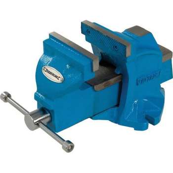 Silverline Ingenieurs Bankschroef - 8 Kilo- Kaak Capaciteit 100 mm.