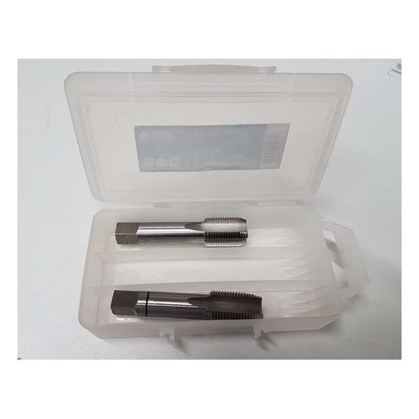 Handtap set 3/8" (engels) HSS-G Handtap set 3/8" (engels) HSS-G