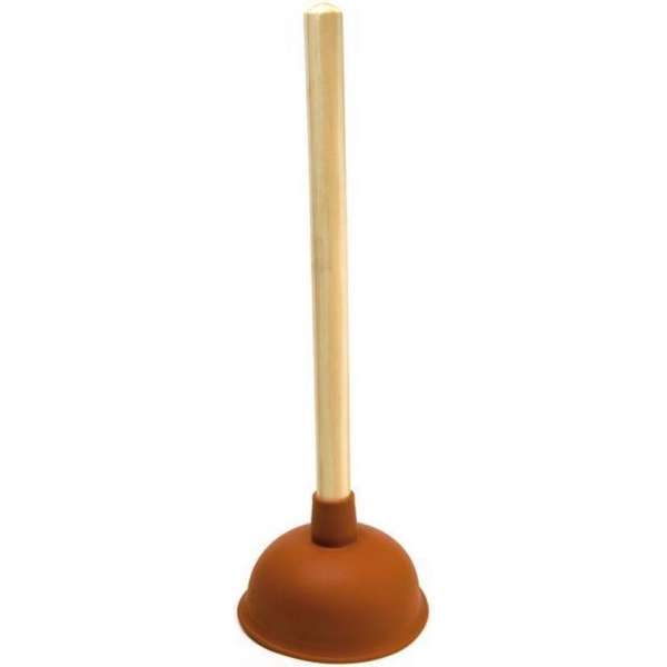 Ontstopper Houten Handvat - 14 cm Ontstopper Houten Handvat - 14 cm