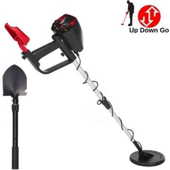 Up Down Go Metaaldetector – Metaal Detectie Apparaat – 20 Tot 70 CM Detectie Bereik – Schep – Inclusief batterijen