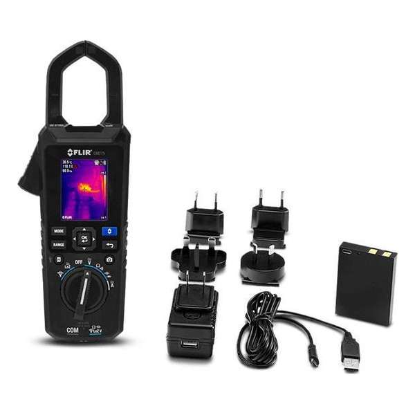FLIR CM275-KIT: FLIR AC / DC-stroomtangset voor industriële warmtebeeldcamera's met: CM275 en TA04 FLIR CM275-KIT: FLIR AC / DC-stroomtangset voor industriële warmtebeeldcamera's met: CM275 en TA04