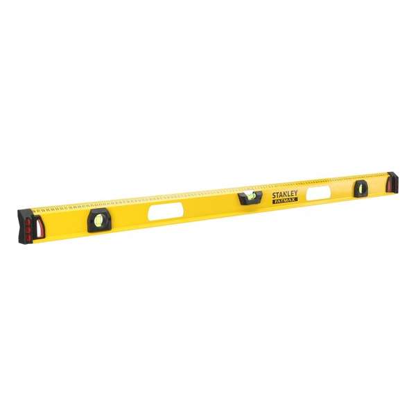 STANLEY FatMax I-Beam Waterpas 120cm - 3 libellen - 2 ingebouwde handvatten