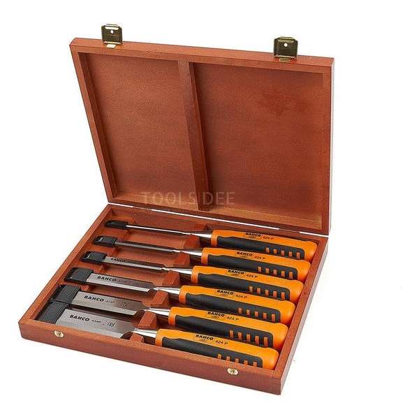 Bahco 424P-S6-EUR 6 Delige Steekbeitelset Bahco 424P-S6-EUR 6 Delige Steekbeitelset