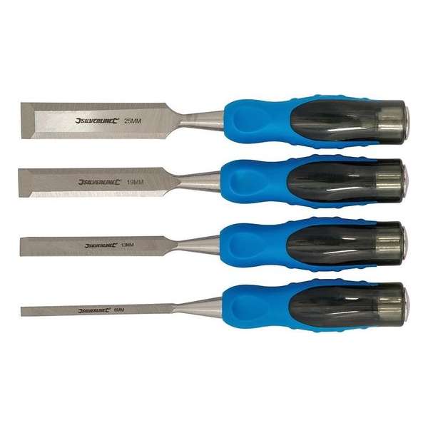 Silverline 633495 4-delige Expert Houtbeitelset Silverline 633495 4-delige Expert Houtbeitelset