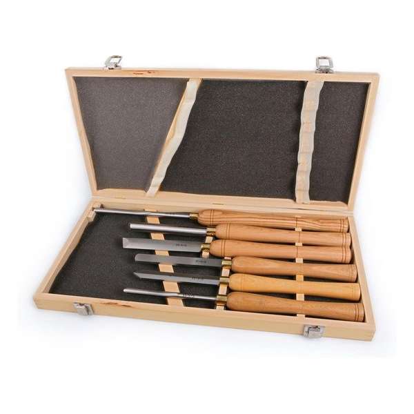 HBM 6 - B Houtdraaibeitelset HBM 6 - B Houtdraaibeitelset