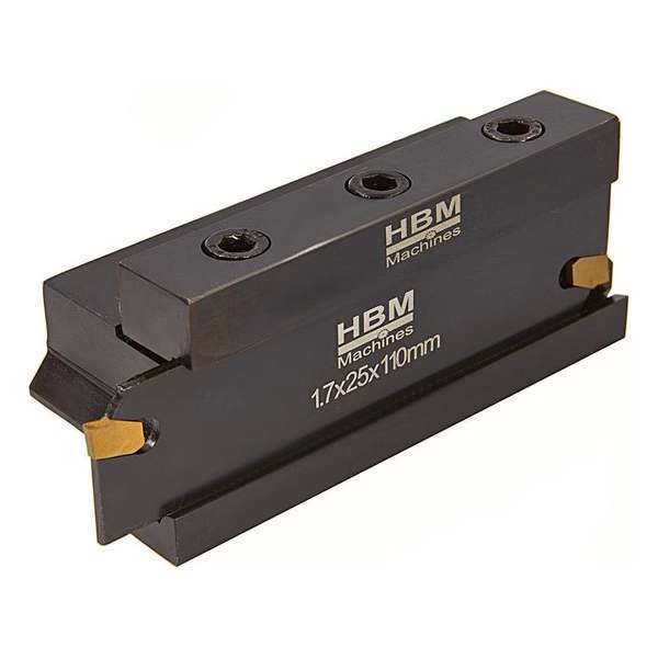 HBM 10mm Afsteekhouder met 2mm HM Wisselplaat HBM 10mm Afsteekhouder met 2mm HM Wisselplaat