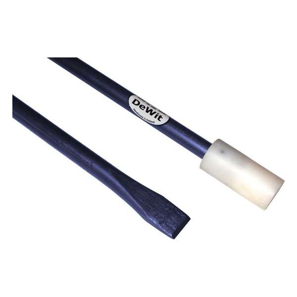 Stootijzer met nylon dop 1400x28 - DeWit Stootijzer met nylon dop 1400x28 - DeWit
