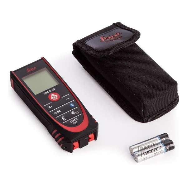Leica Disto D2 BT Afstandsmeter - bluetooth - 100m Leica Disto D2 BT Afstandsmeter - bluetooth - 100m