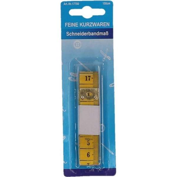 Meetlint 150 cm - Centimeters en Inch - Plastic