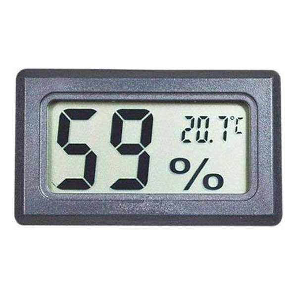 Professionele hygrometer- Zwart - Meet ook temperatuur - Voor buiten en binnen - 2 in 1 - Hygrometer Professionele hygrometer- Zwart - Meet ook temperatuur - Voor buiten en binnen - 2 in 1 - Hygrometer